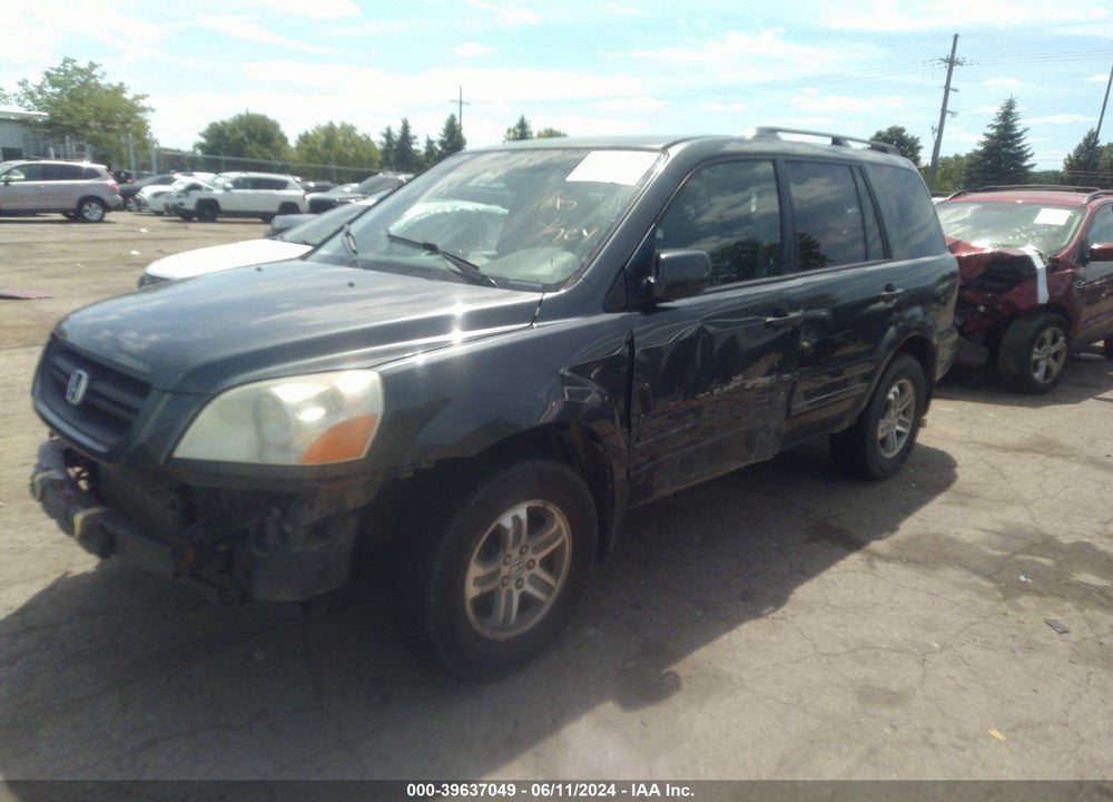 2004 HONDA PILOT EX-L VIN: 2HKYF18584H580081