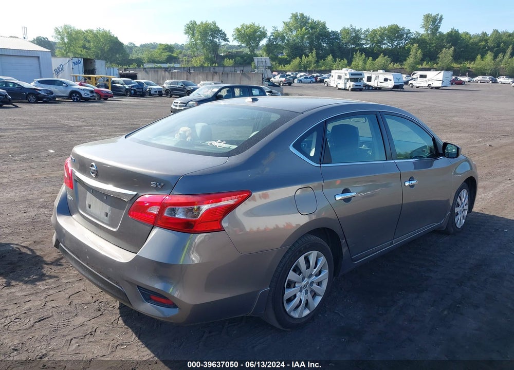 2017 NISSAN SENTRA SV VIN: 3N1AB7AP7HY222882
