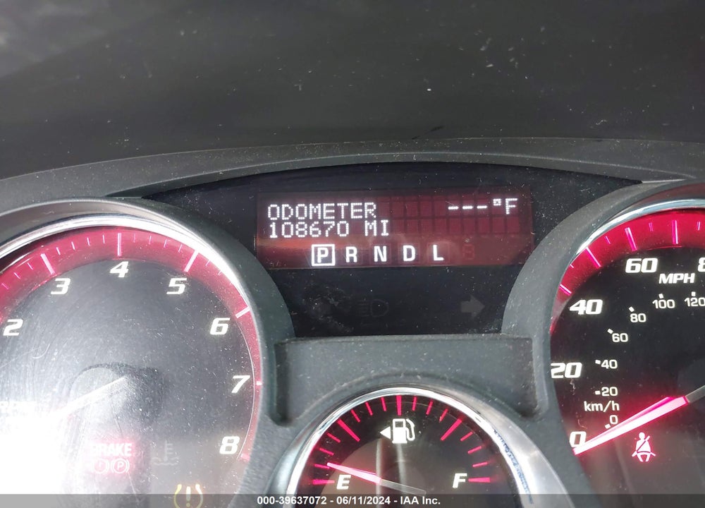 2011 GMC ACADIA SLE VIN: 1GKKRPEDXBJ220637