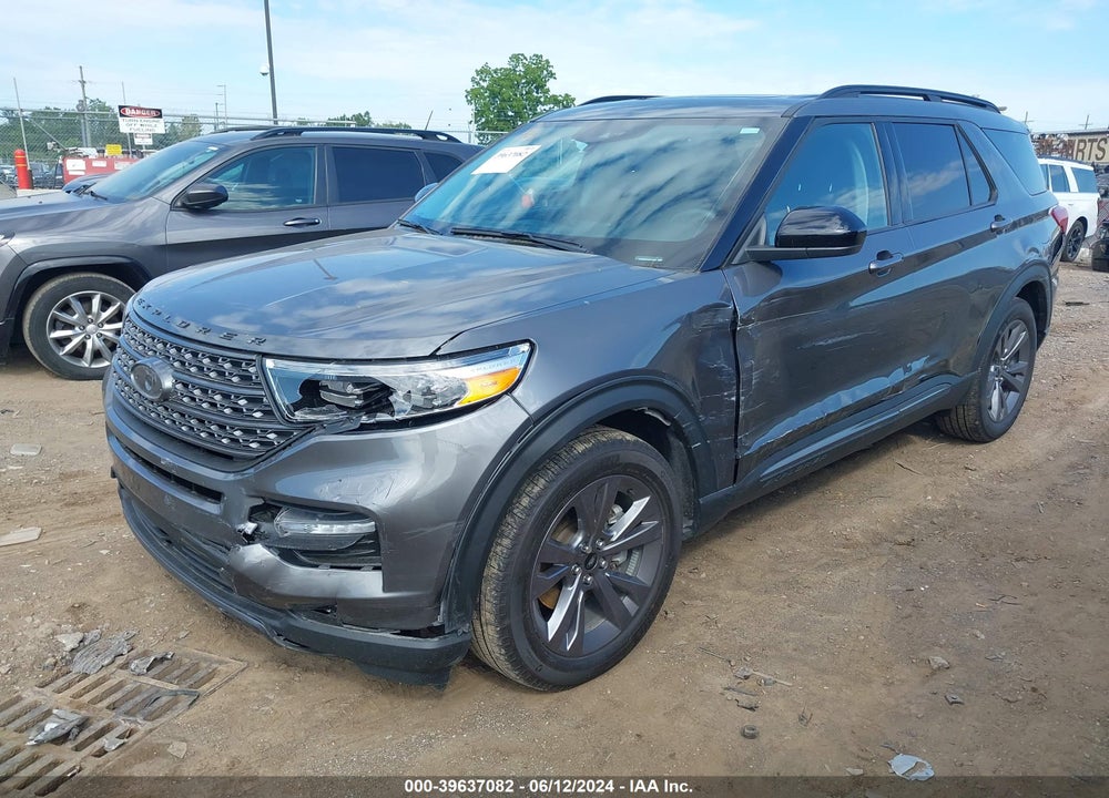 2022 FORD EXPLORER XLT VIN: 1FMSK8DH1NGA76001