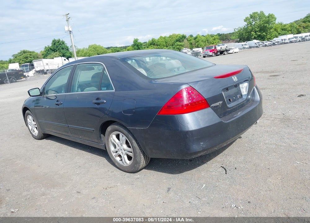 2007 HONDA ACCORD EX VIN: 1HGCM567X7A210274