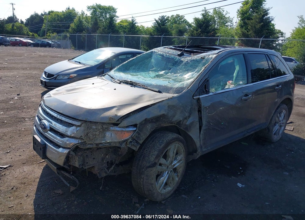 2014 FORD EDGE LIMITED VIN: 2FMDK4KC6EBB73842