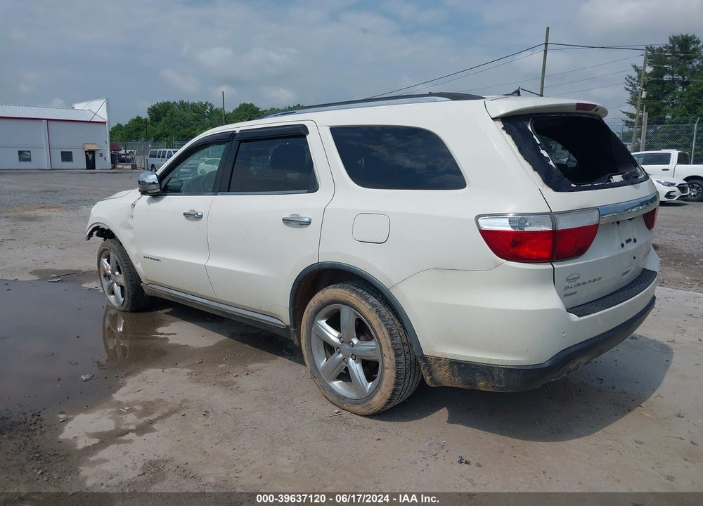 2012 DODGE DURANGO CITADEL VIN: 1C4RDJEG9CC151980