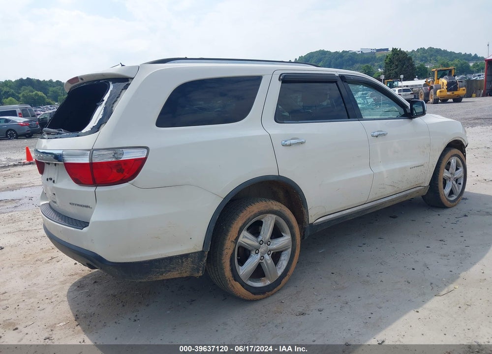 2012 DODGE DURANGO CITADEL VIN: 1C4RDJEG9CC151980