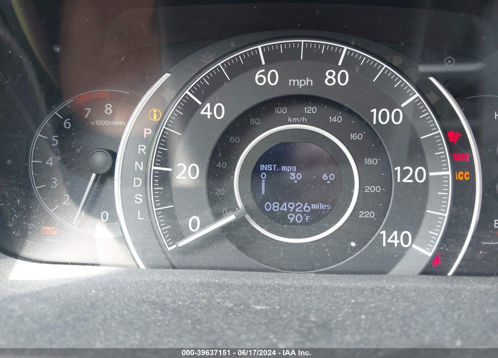 2016 HONDA CR-V TOURING VIN: 5J6RM3H9XGL013342