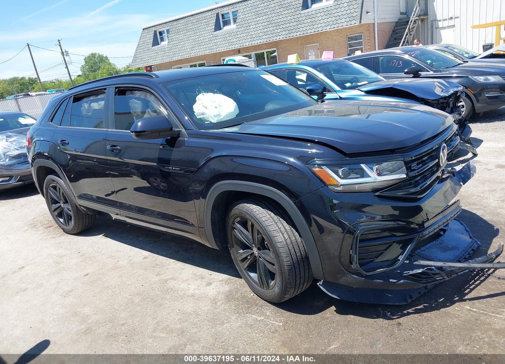 2023 VOLKSWAGEN ATLAS CROSS SPORT 2.0T SEL R-LINE BLACK VIN: 1V2SC2CA9PC215951