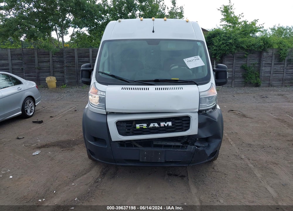 2019 RAM PROMASTER 1500 HIGH ROOF 136 WB VIN: 3C6TRVBG7KE547813