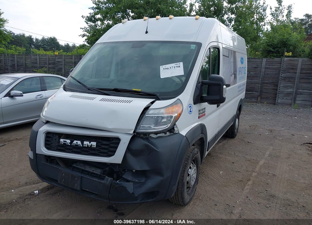 2019 RAM PROMASTER 1500 HIGH ROOF 136 WB VIN: 3C6TRVBG7KE547813