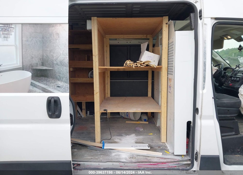 2019 RAM PROMASTER 1500 HIGH ROOF 136 WB VIN: 3C6TRVBG7KE547813