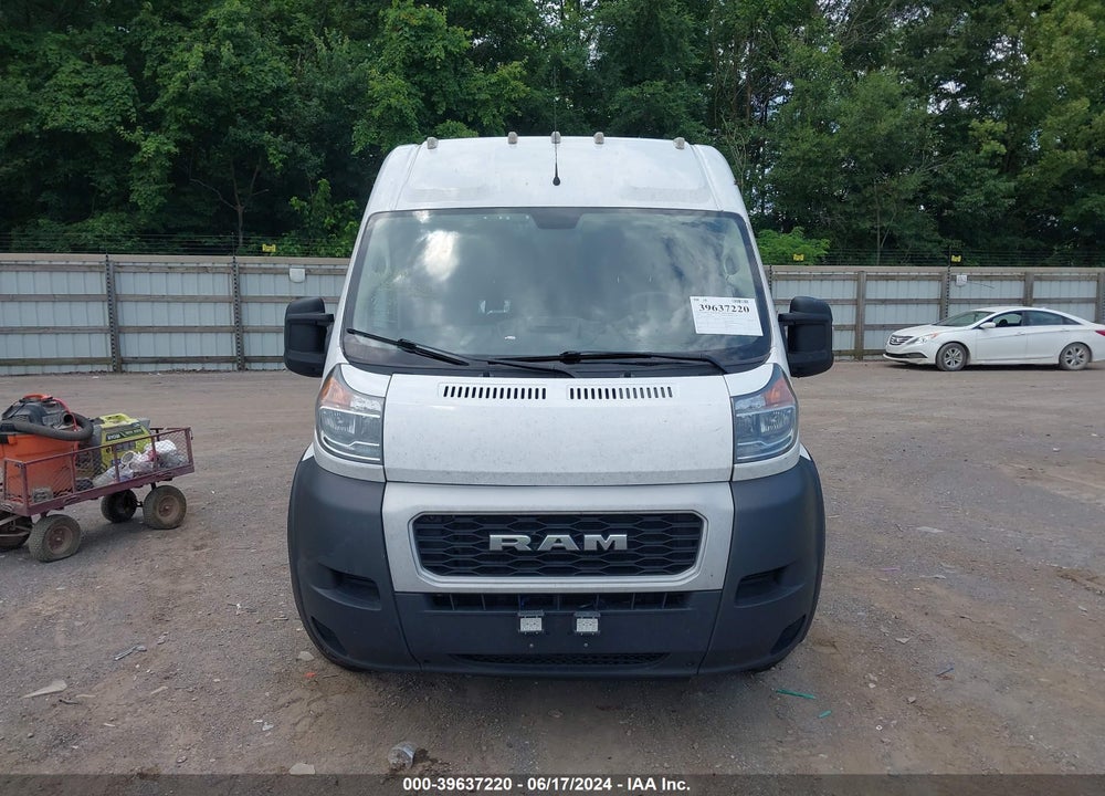 2020 RAM PROMASTER 3500 CARGO VAN HIGH ROOF 159 WB EXT VIN: 3C6URVJG9LE111004