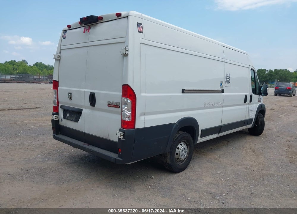 2020 RAM PROMASTER 3500 CARGO VAN HIGH ROOF 159 WB EXT VIN: 3C6URVJG9LE111004