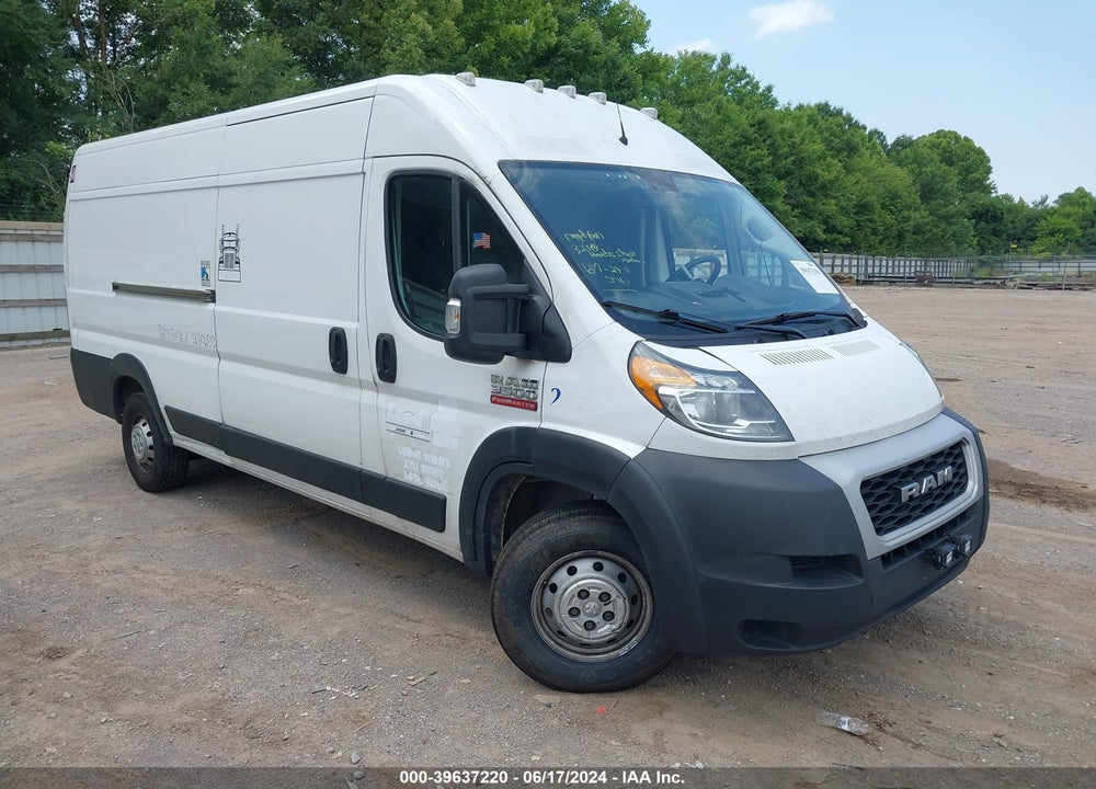 2020 RAM PROMASTER 3500 CARGO VAN HIGH ROOF 159 WB EXT VIN: 3C6URVJG9LE111004