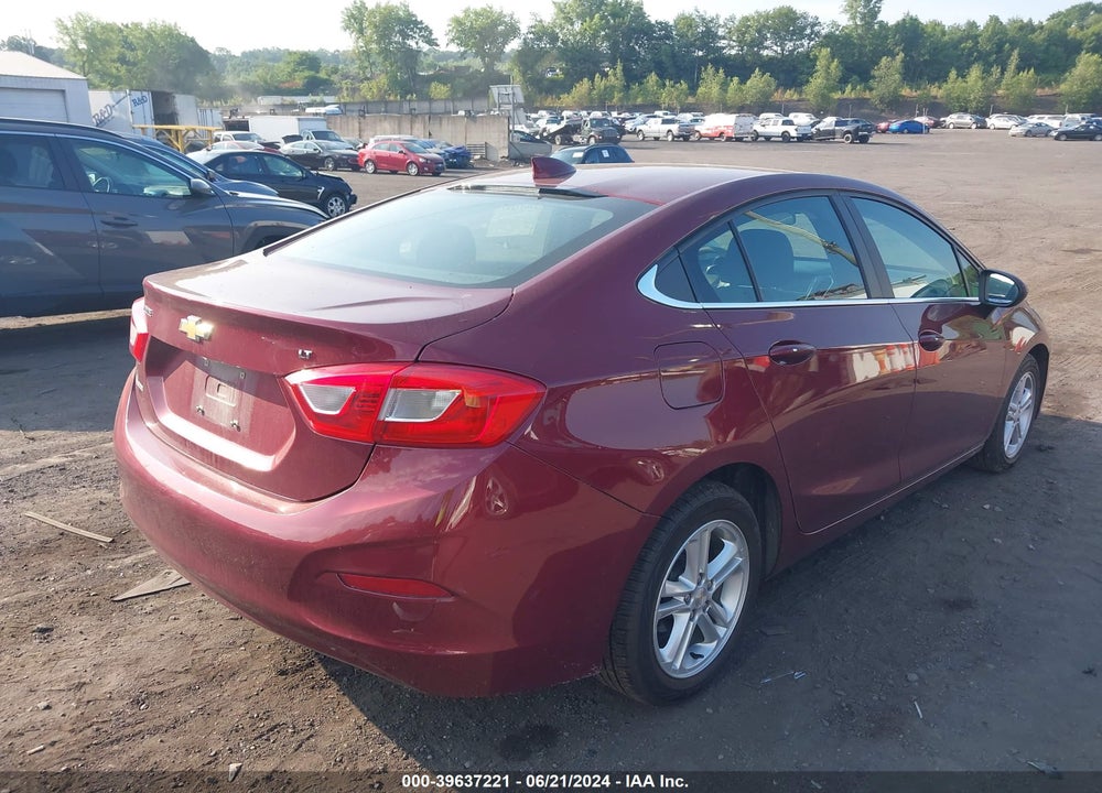 2016 CHEVROLET CRUZE LT AUTO VIN: 1G1BE5SM0G7272243