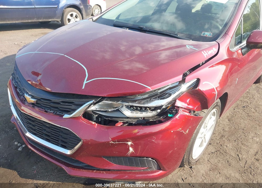 2016 CHEVROLET CRUZE LT AUTO VIN: 1G1BE5SM0G7272243