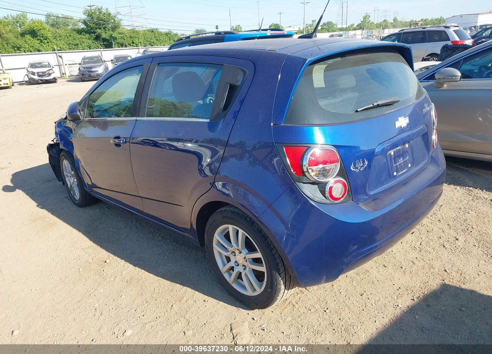 2014 CHEVROLET SONIC LT AUTO VIN: 1G1JC6SH9E4121751
