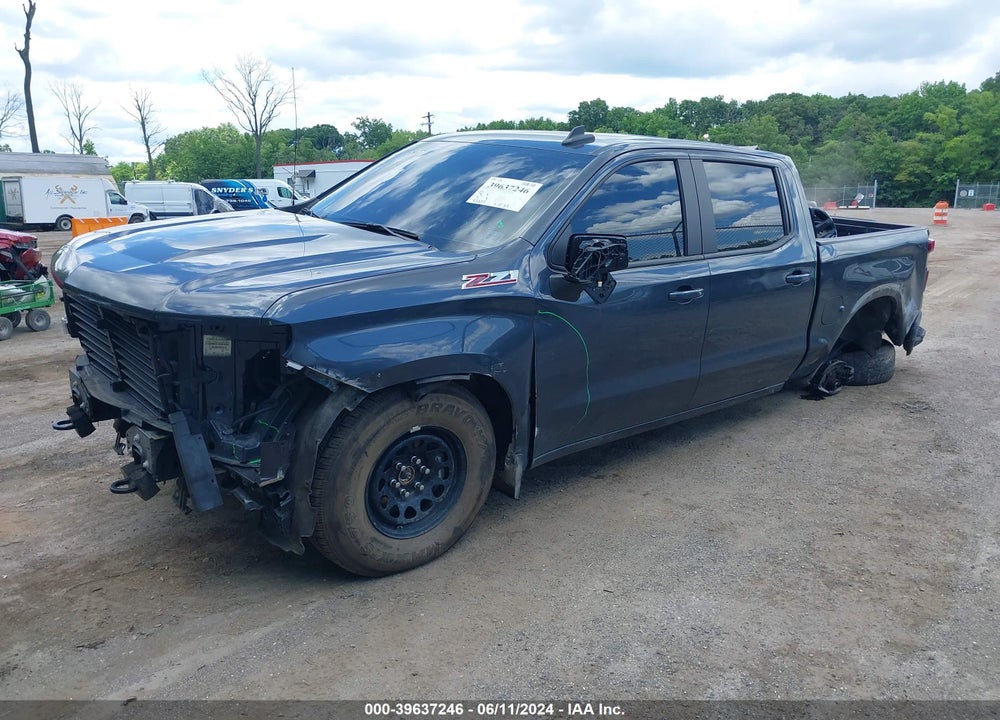 2022 CHEVROLET SILVERADO 1500 LTD 4WD SHORT BED RST VIN: 1GCUYEEDXNZ174826