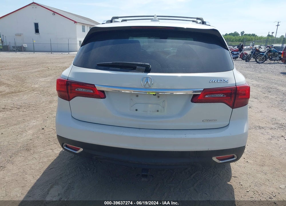 2014 ACURA MDX TECHNOLOGY PACKAGE VIN: 5FRYD4H40EB020715