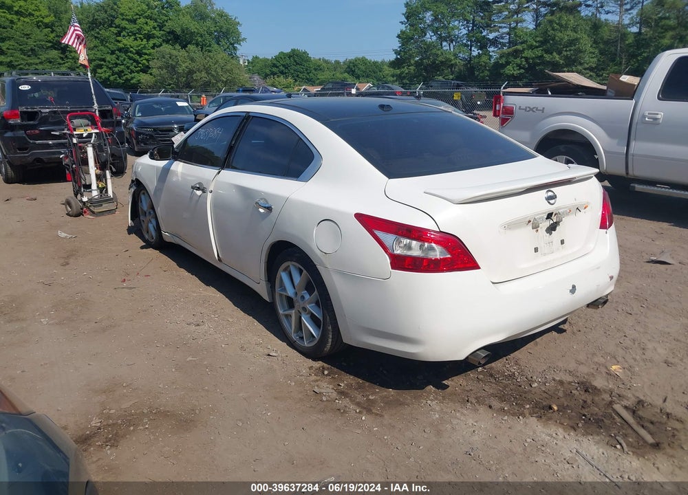 2009 NISSAN MAXIMA 3.5 SV VIN: 1N4AA51E79C853876