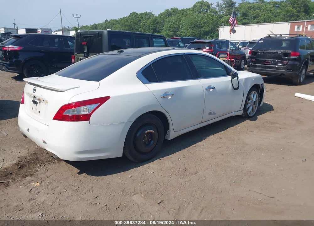 2009 NISSAN MAXIMA 3.5 SV VIN: 1N4AA51E79C853876