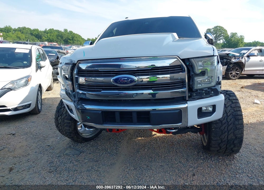 2016 FORD F-150 LARIAT VIN: 1FTEW1EG8GFB75166