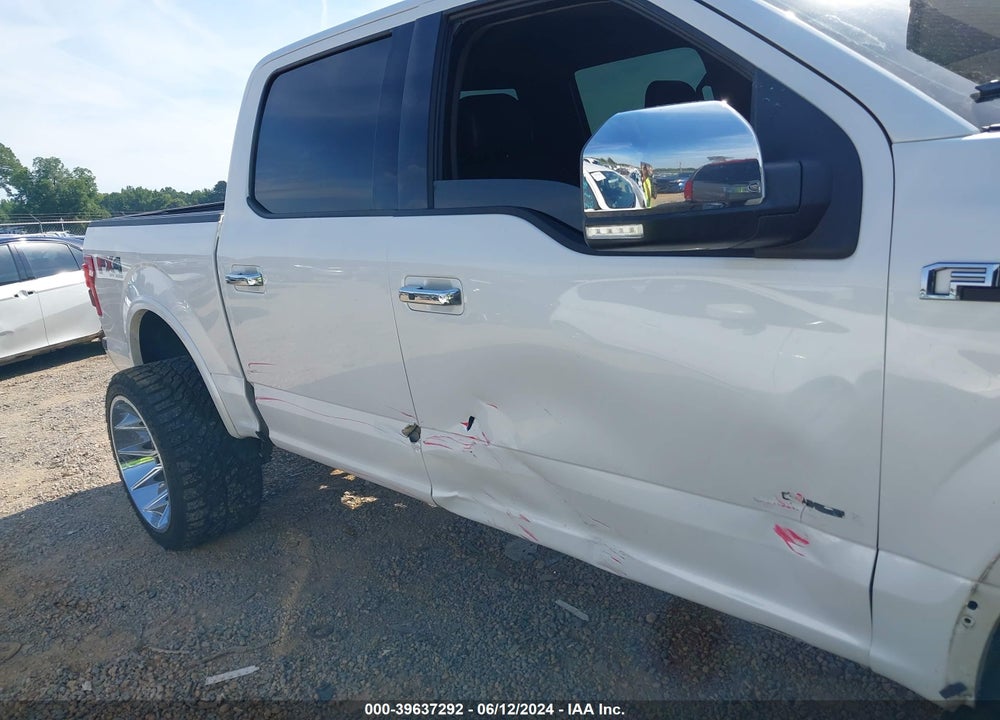 2016 FORD F-150 LARIAT VIN: 1FTEW1EG8GFB75166