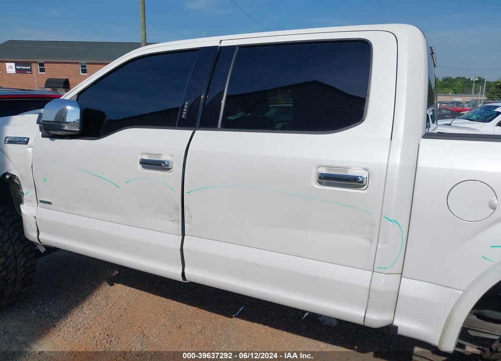 2016 FORD F-150 LARIAT VIN: 1FTEW1EG8GFB75166