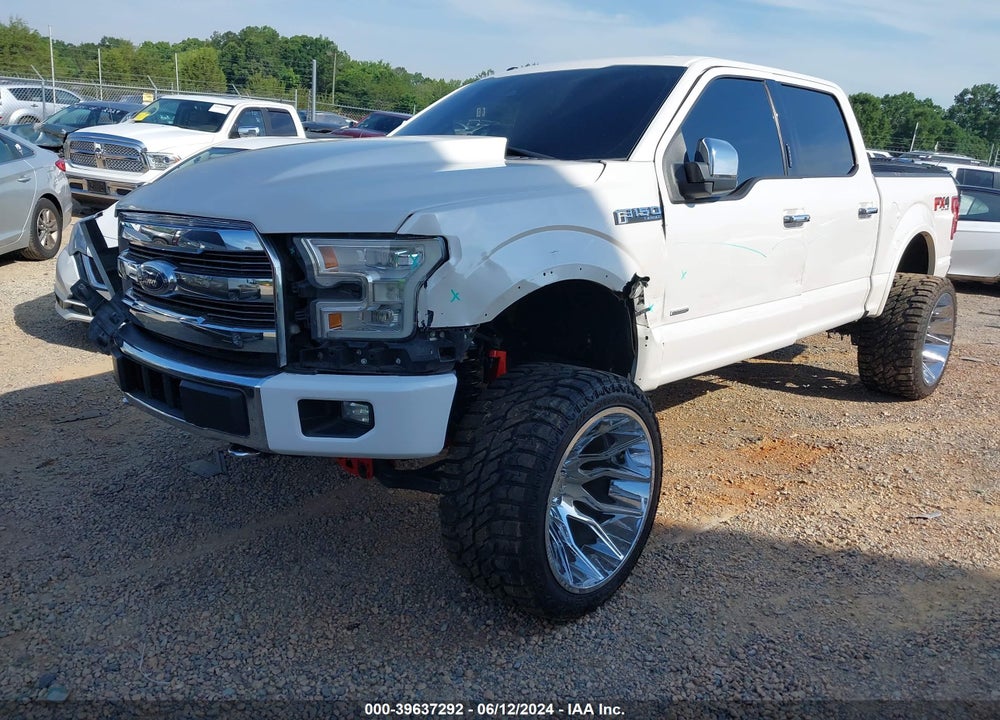 2016 FORD F-150 LARIAT VIN: 1FTEW1EG8GFB75166