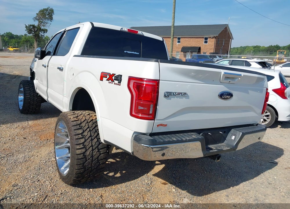 2016 FORD F-150 LARIAT VIN: 1FTEW1EG8GFB75166