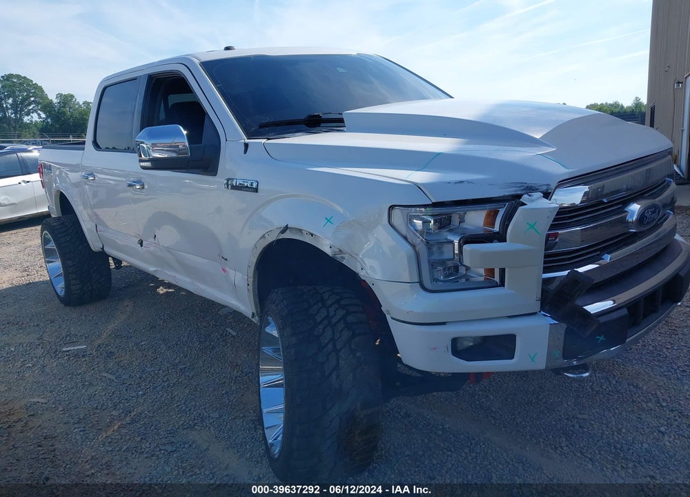 2016 FORD F-150 LARIAT VIN: 1FTEW1EG8GFB75166