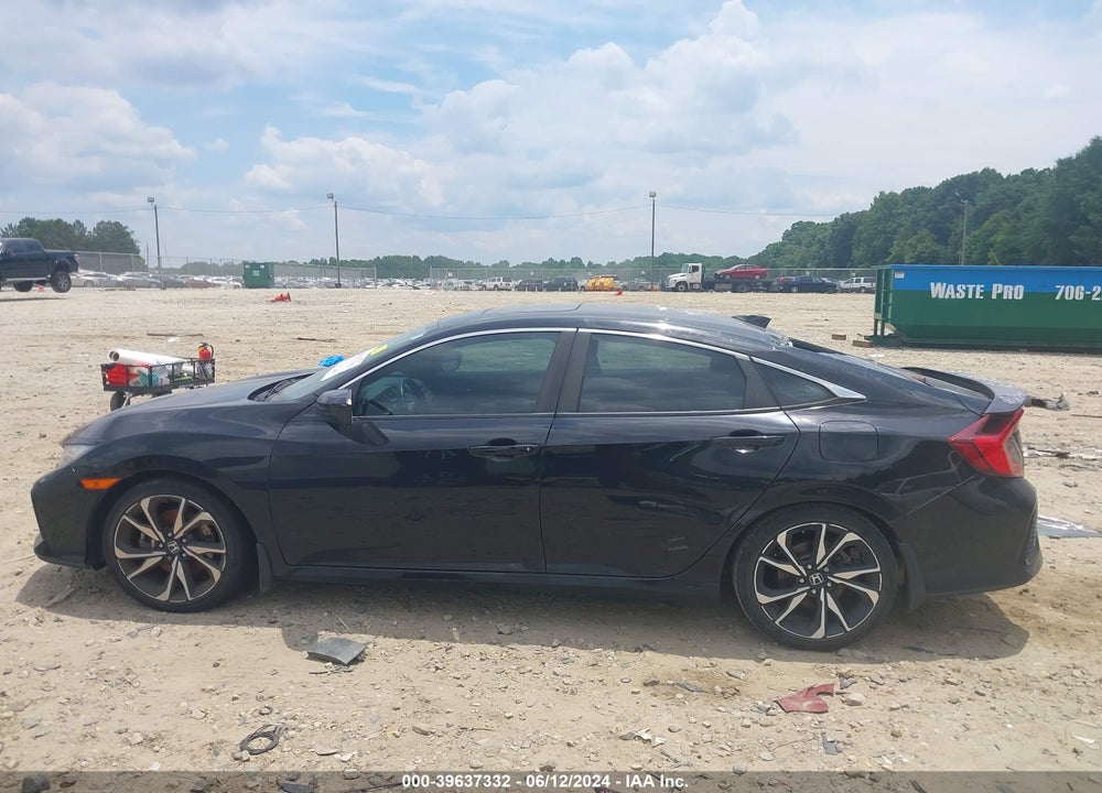 2018 HONDA CIVIC SI VIN: 2HGFC1E50JH700644
