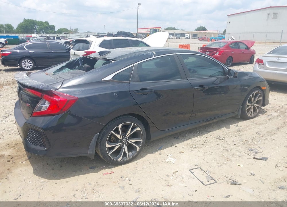 2018 HONDA CIVIC SI VIN: 2HGFC1E50JH700644