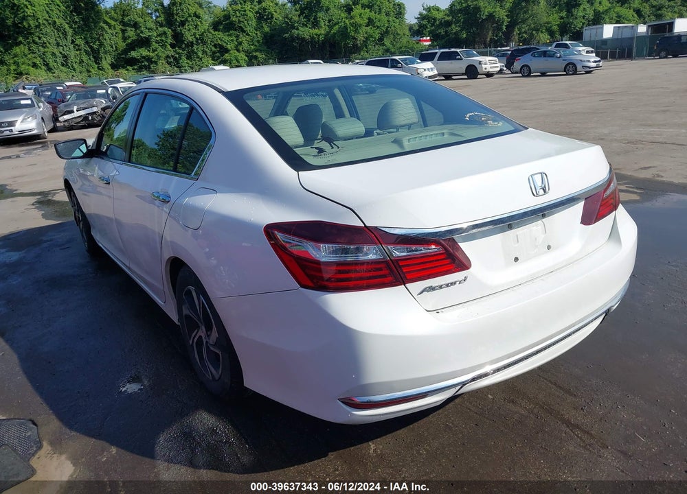 2016 HONDA ACCORD LX VIN: 1HGCR2F33GA058951