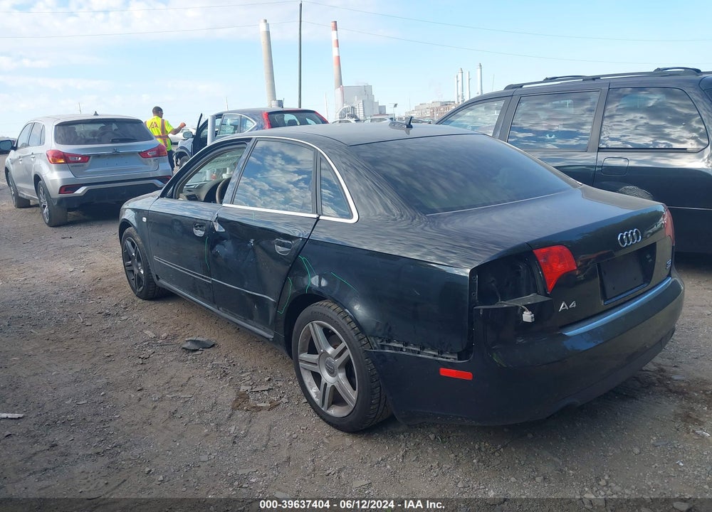 2006 AUDI A4 3.2 VIN: WAUDG78E76A088826
