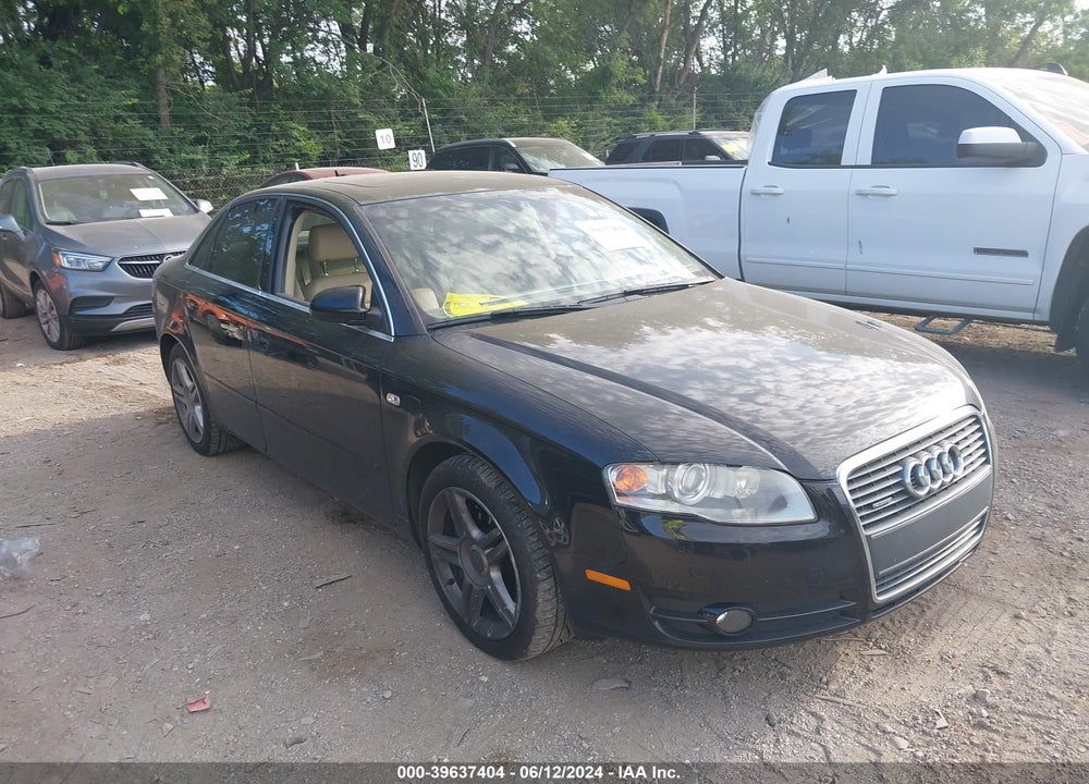 2006 AUDI A4 3.2 VIN: WAUDG78E76A088826