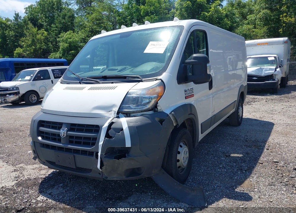 2018 RAM PROMASTER 1500 LOW ROOF 136 WB VIN: 3C6TRVAG0JE113796