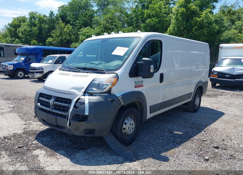 2018 RAM PROMASTER 1500 LOW ROOF 136 WB VIN: 3C6TRVAG0JE113796