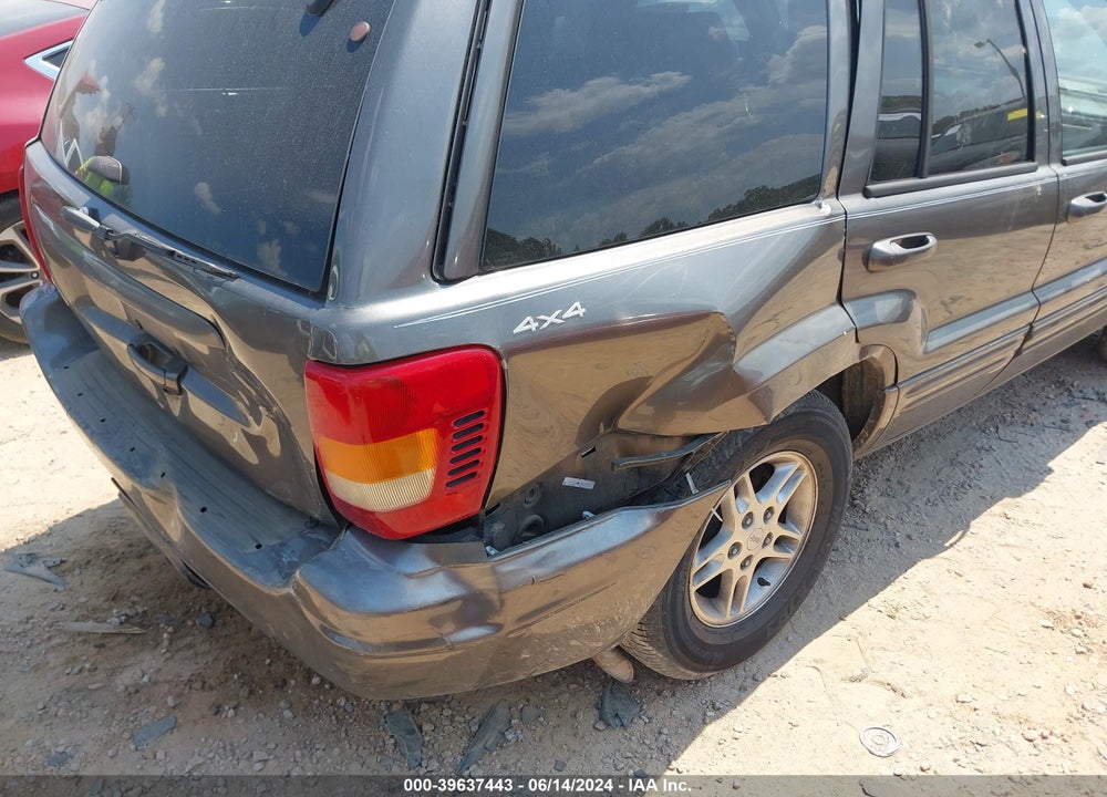 2000 JEEP GRAND CHEROKEE LIMITED VIN: 1J4GW58S4YC386877