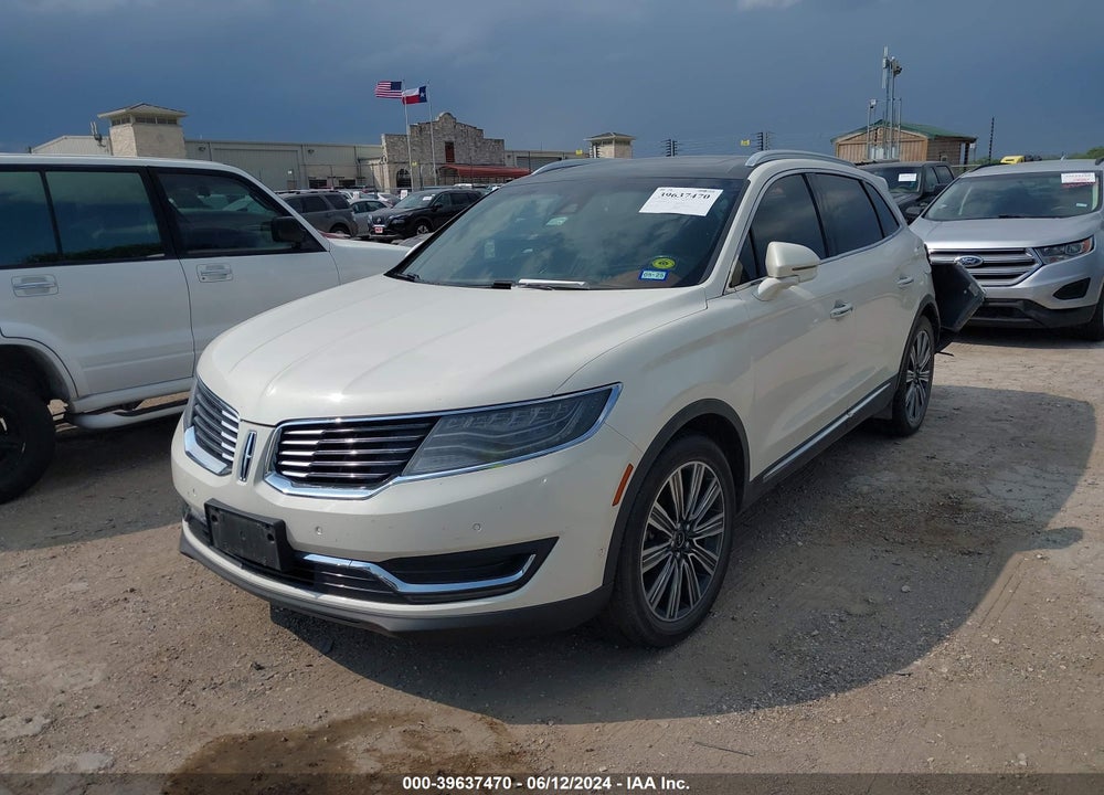 2016 LINCOLN MKX BLACK LABEL VIN: 2LMPJ9JP0GBL66433