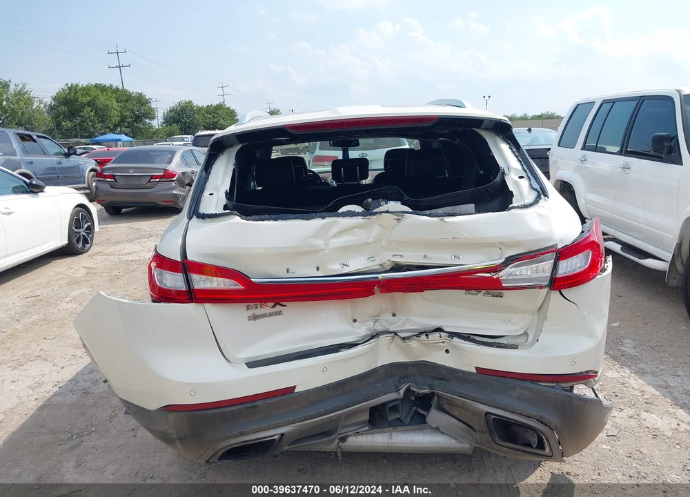 2016 LINCOLN MKX BLACK LABEL VIN: 2LMPJ9JP0GBL66433