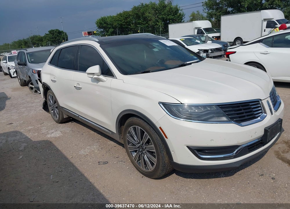 2016 LINCOLN MKX BLACK LABEL VIN: 2LMPJ9JP0GBL66433