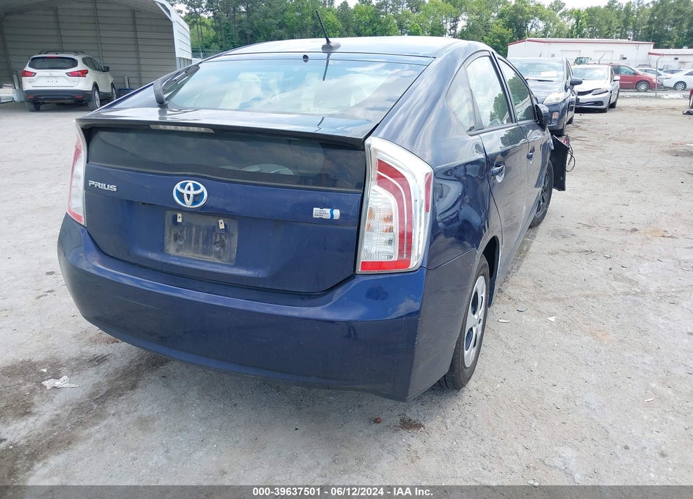 2013 TOYOTA PRIUS VIN: JTDKN3DU6D0343118