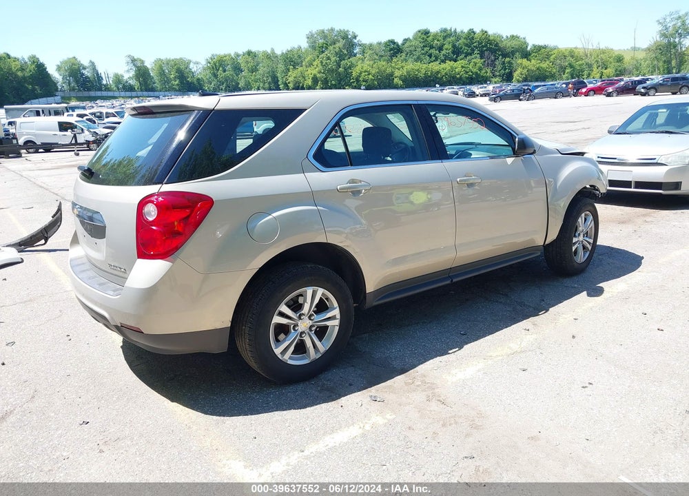 2011 CHEVROLET EQUINOX LS VIN: 2GNALBEC9B1186372