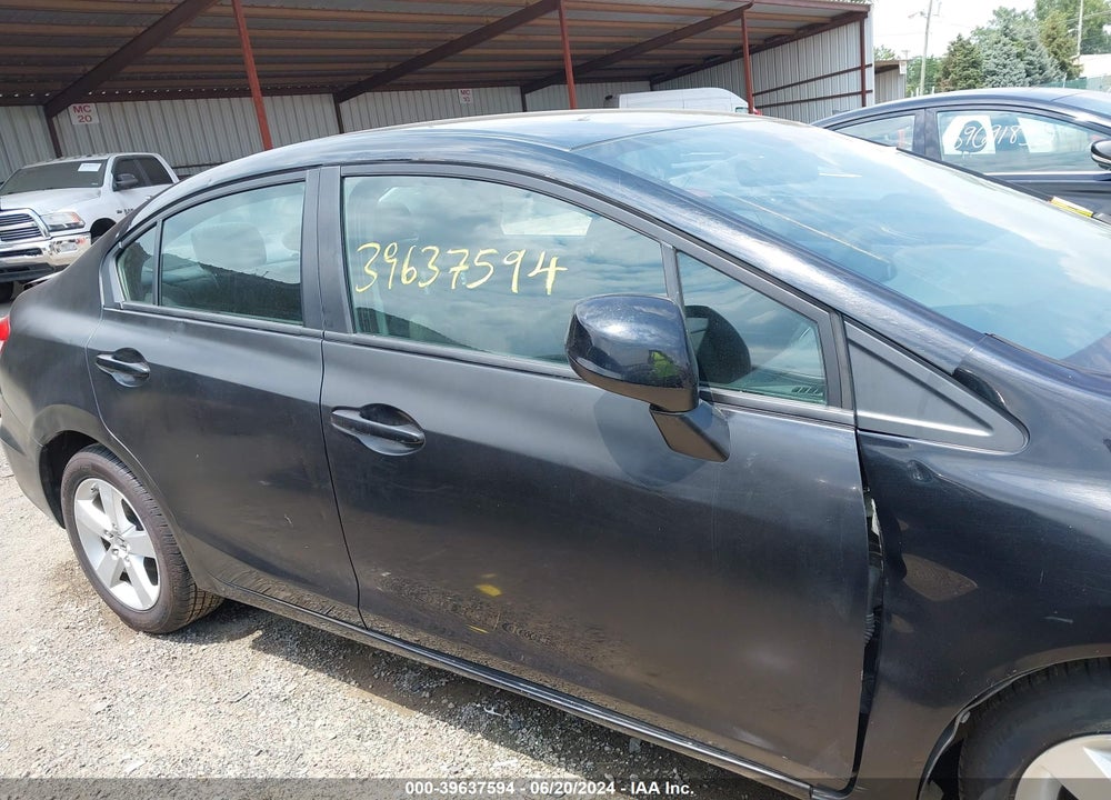 2014 HONDA CIVIC LX VIN: 19XFB2F54EE009768