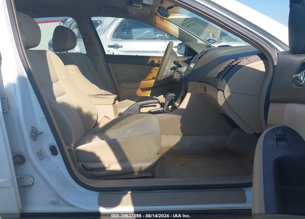 2007 HONDA ACCORD 2.4 LX VIN: 3HGCM56427G702322