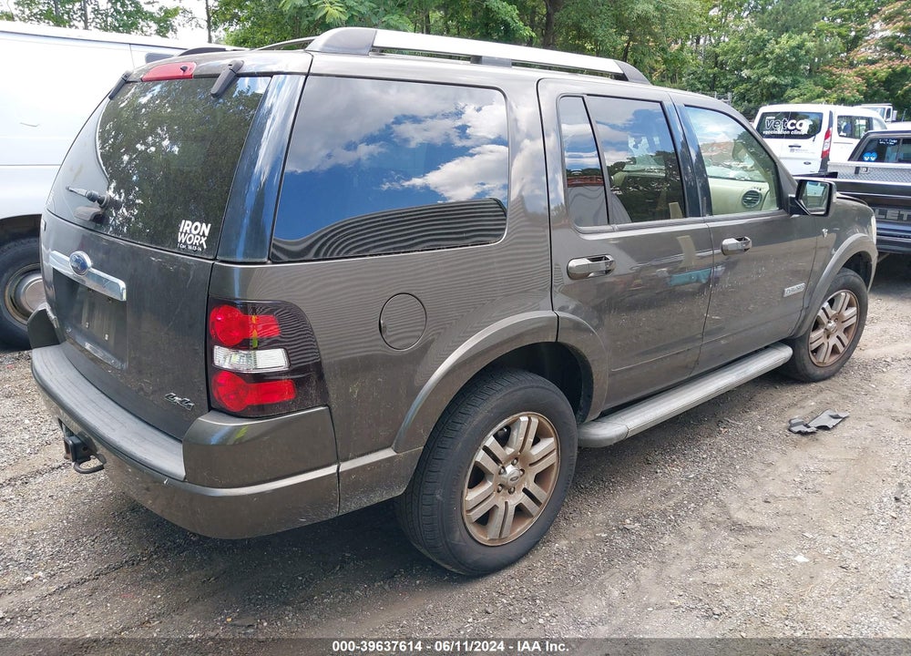 2008 FORD EXPLORER LIMITED VIN: 1FMEU75808UA42377
