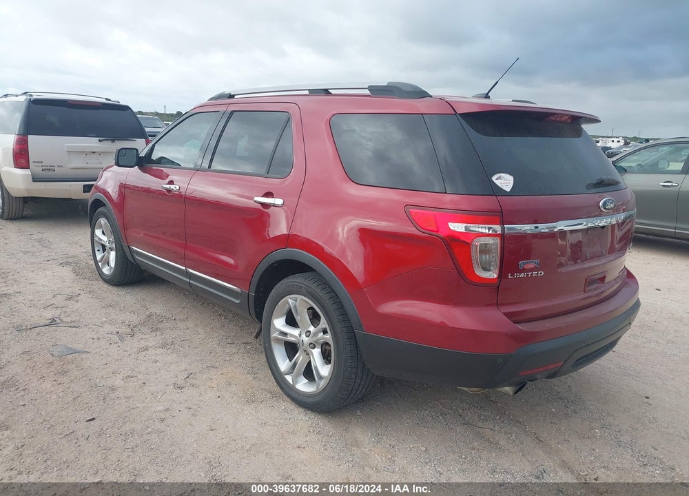 2013 FORD EXPLORER LIMITED VIN: 1FM5K7F95DGC52625