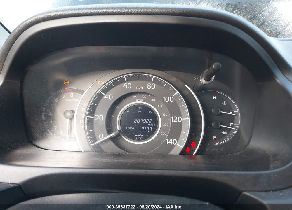 2013 HONDA CR-V EX-L VIN: 2HKRM4H75DH651153