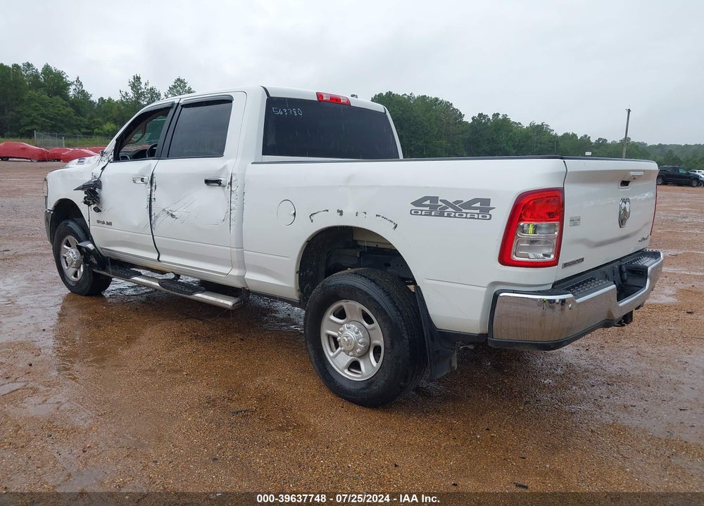 2019 RAM 2500 BIG HORN 4X4 6'4 BOX VIN: 3C6UR5DL6KG563780