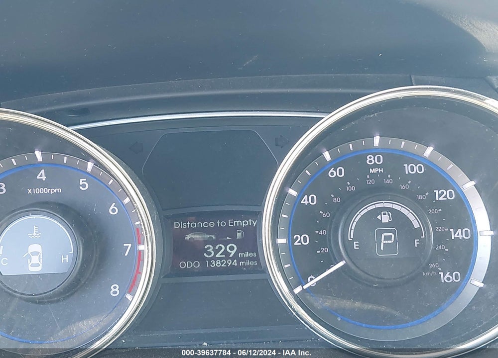 2013 HYUNDAI SONATA GLS VIN: 5NPEB4AC9DH682921