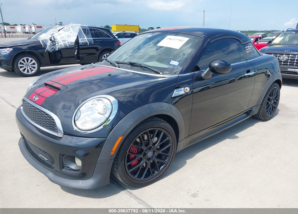 2013 MINI COUPE JOHN COOPER WORKS VIN: WMWSX9C59DT380490